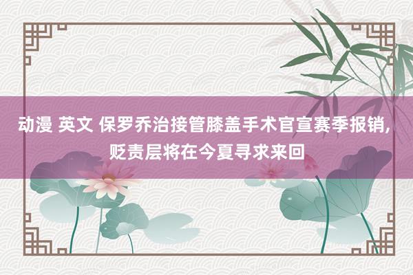 动漫 英文 保罗乔治接管膝盖手术官宣赛季报销， 贬责层将在今夏寻求来回